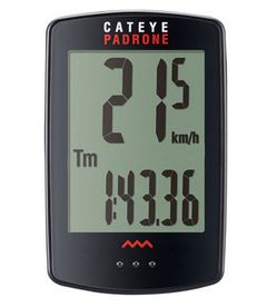 CatEye Padrone Bike Computer - Wireless, Black