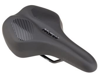 MSW SDL-164 Spin Fitness Saddle - Chromoly, Black