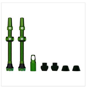 Muc-Off V2 Tubeless Valve Kit - Green, 44mm, Pair