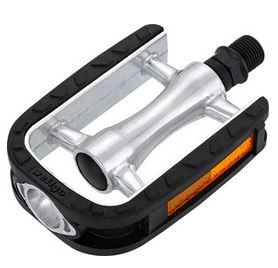 Wellgo LU-C32 Pedals - Platform, Aluminum, 9/16", Silver
