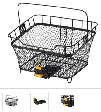 Topeak MTX Rear Basket: Black
