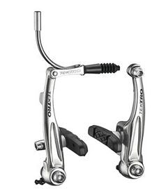 Tektro 837AL Linear Pull Brake Caliper - Front or Rear, Silver