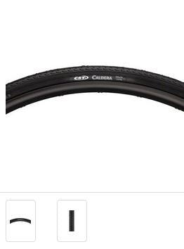 CST Caldera Tire - 700 x 25, Clincher, Wire, Black